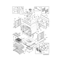 Electrolux EW30EW65PSC upper oven diagram