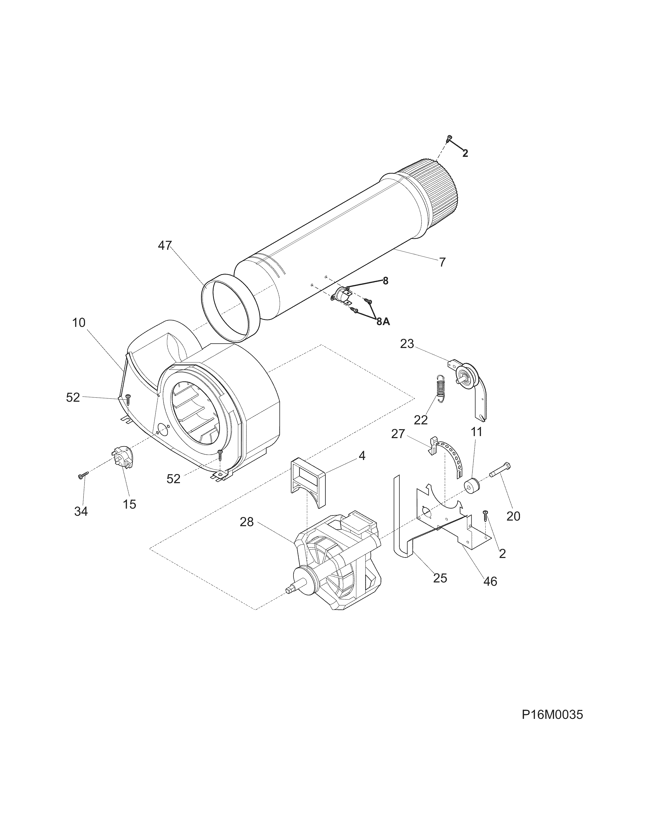 Kenmore 41781122311 motor diagram