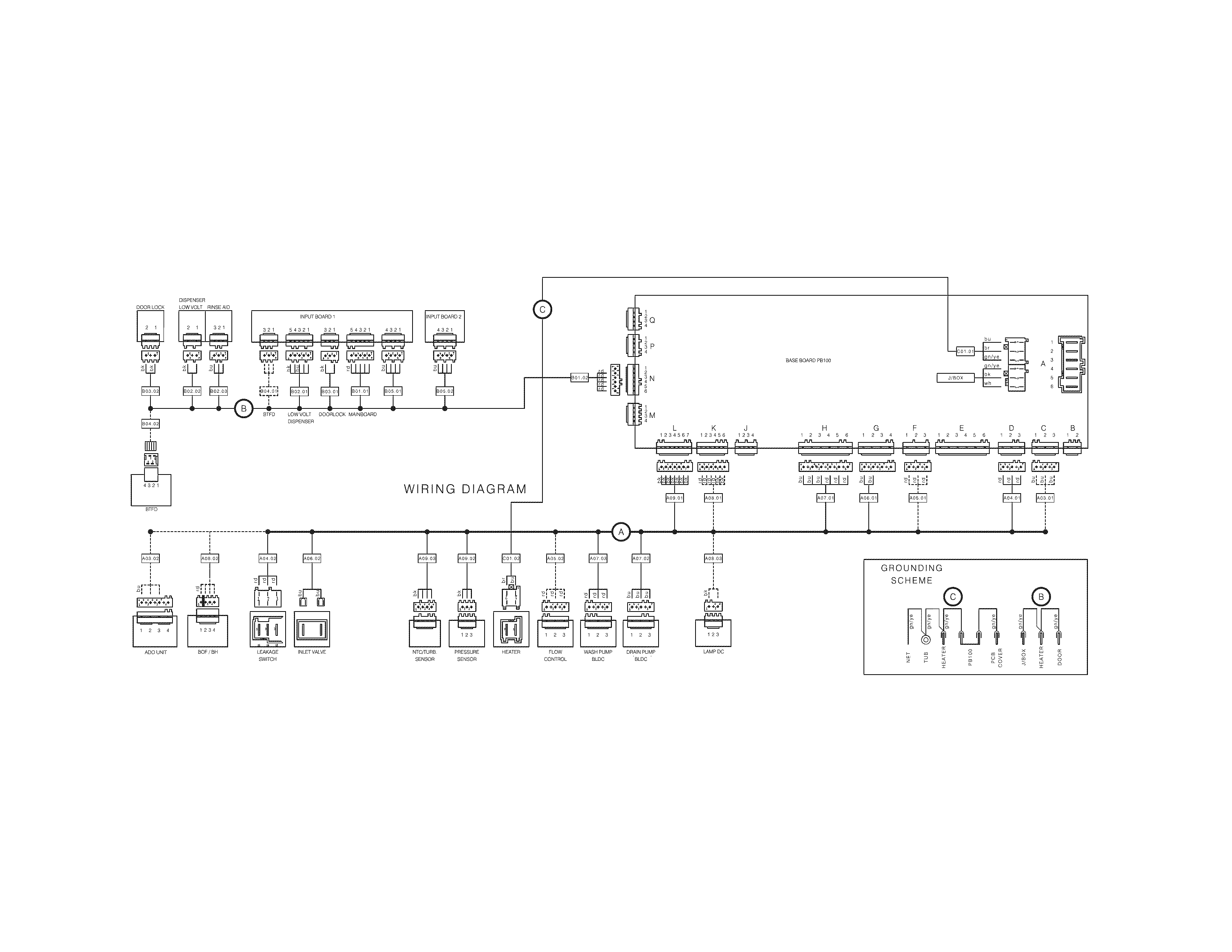 Electrolux EW24ID70QT3A wiring diagram diagram