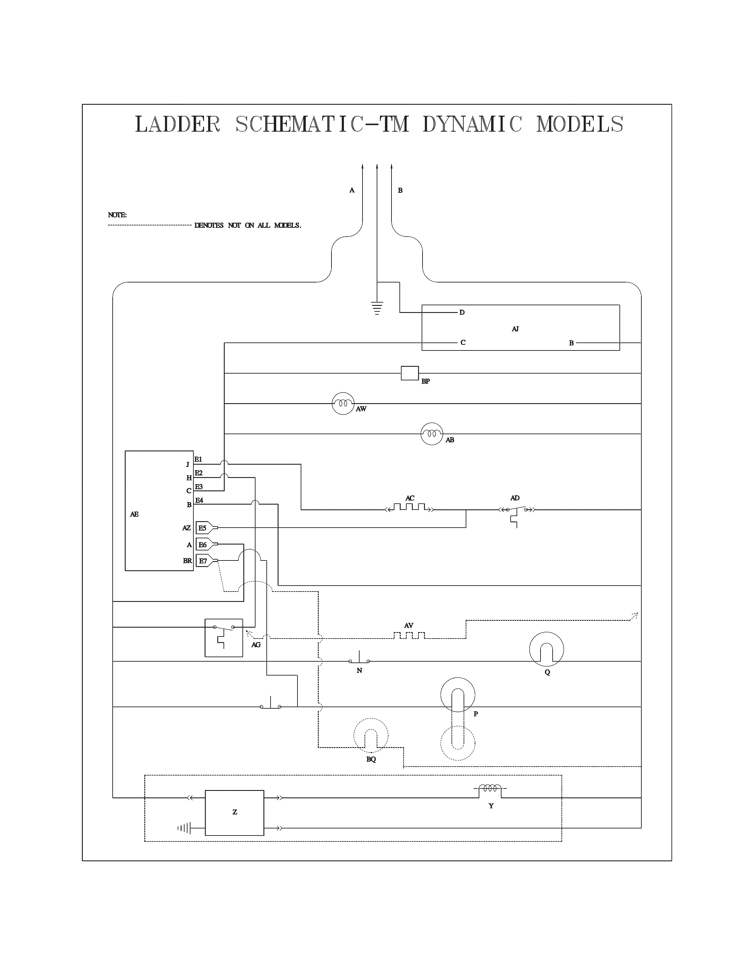 Universal/Multiflex (Frigidaire) MRTW20V3PW1 wiring schematic diagram