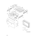 Frigidaire FFHB2740PS7A freezer drawer, baskets diagram