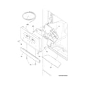 Frigidaire FFHB2740PS7A control & ice dispenser diagram