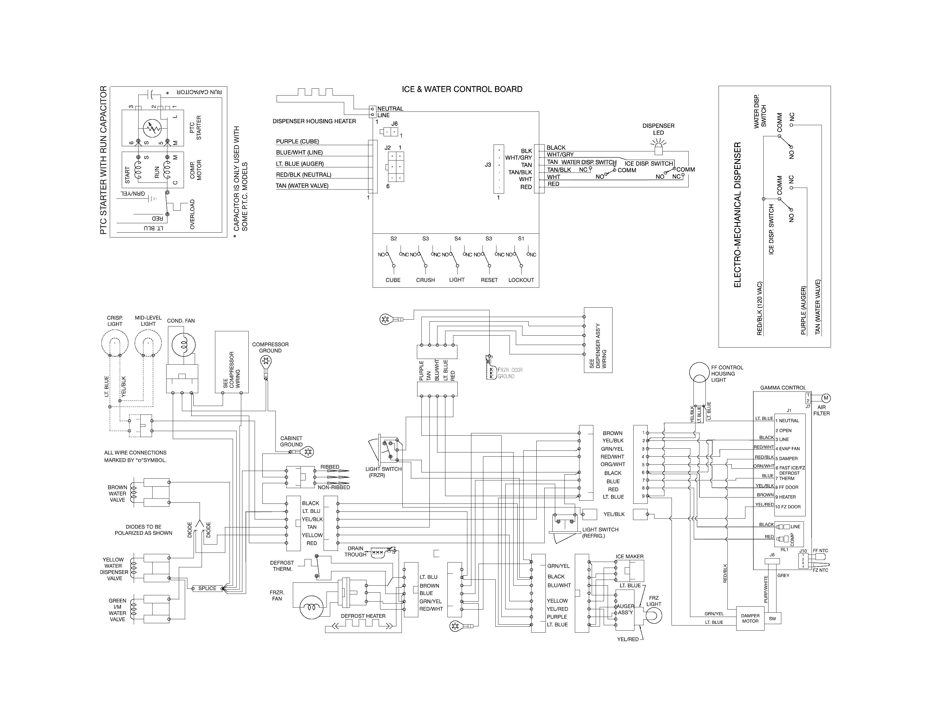 Frigidaire FFHS2611PFCA wiring diagram diagram