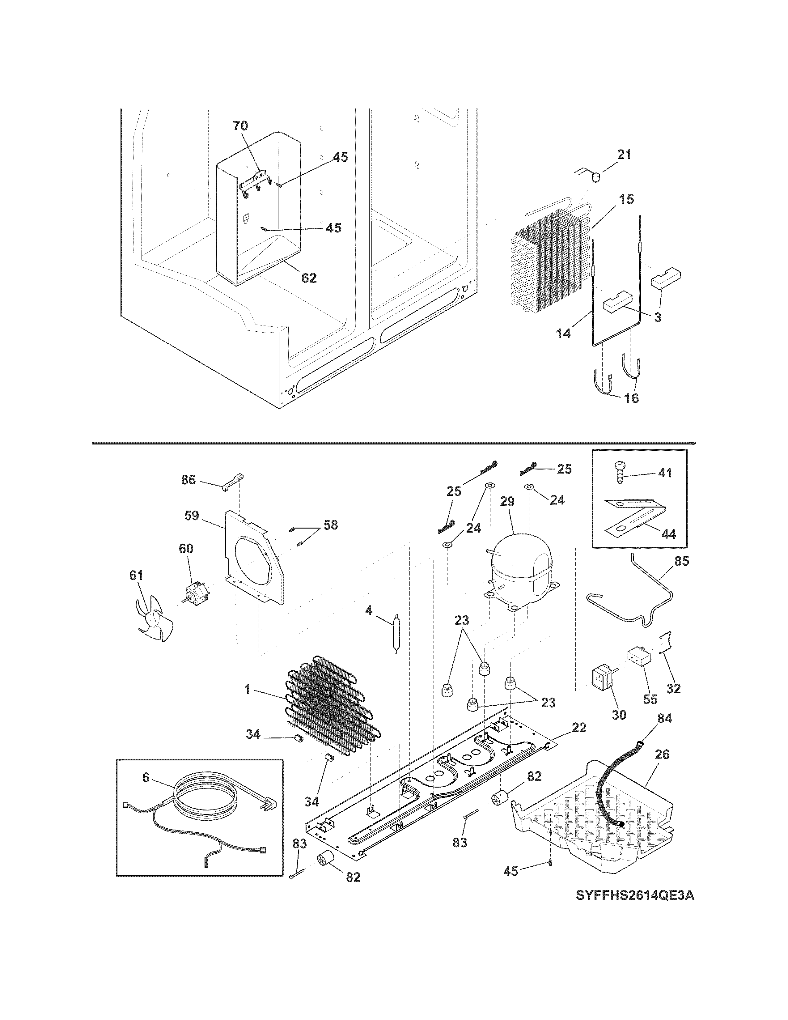 Frigidaire FFSS2314QS6A system diagram