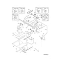 Kenmore Elite 79032643310 burner diagram