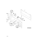 Frigidaire FFEF3005MWD backguard diagram