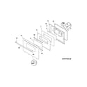 Frigidaire FFEF3005MWD door diagram