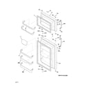 Frigidaire FFHT1621QS2 doors diagram