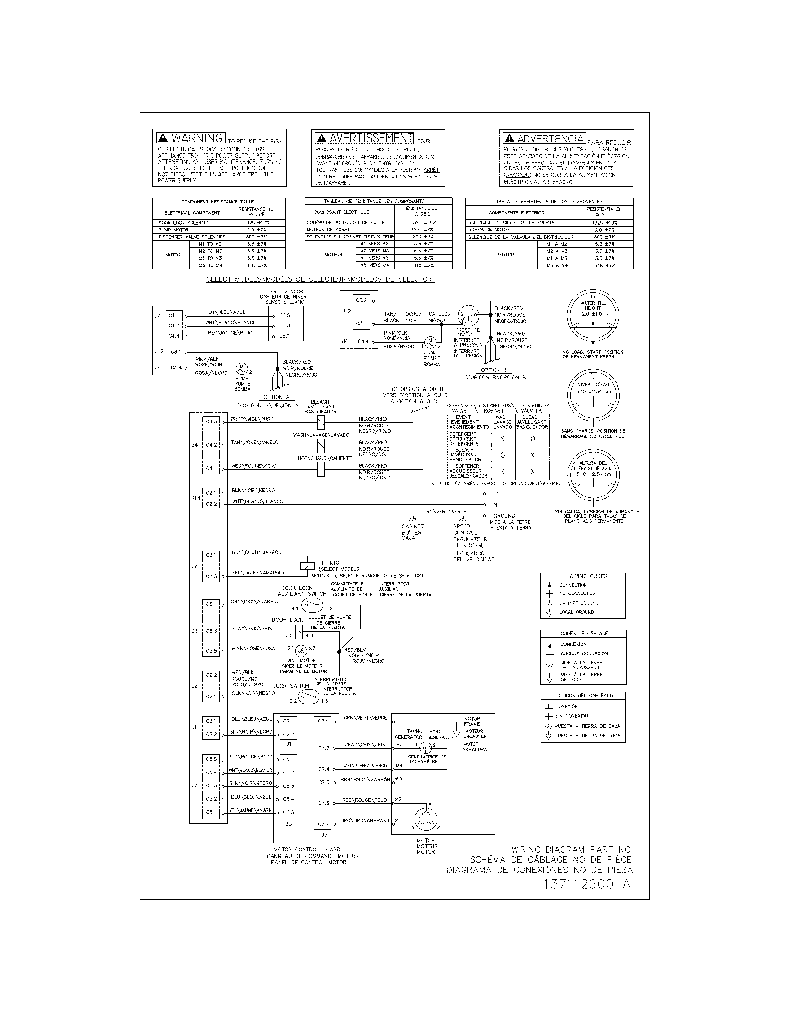 Frigidaire FTF2140FE1 wiring diagram diagram