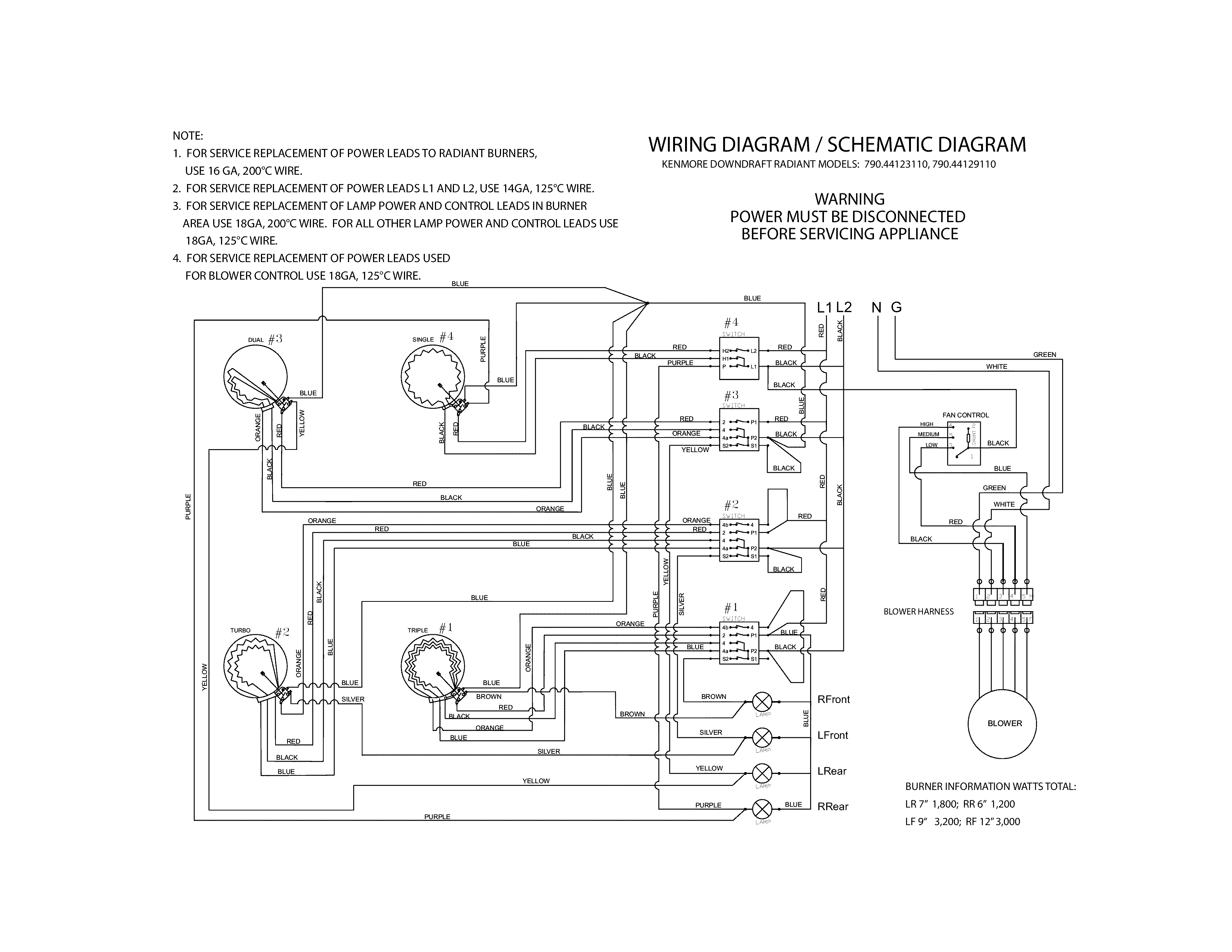 Kenmore Elite 79044123510 wiring diagram diagram