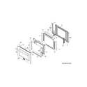 Frigidaire FPEW3077RFA door diagram