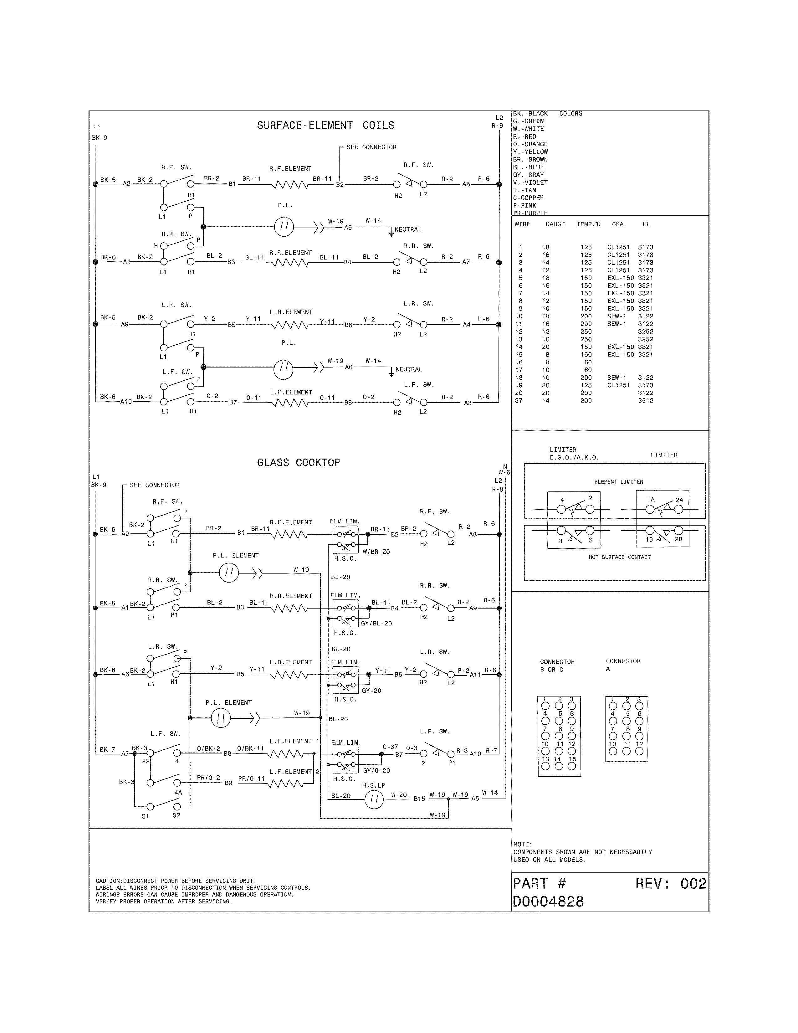 Frigidaire FFES3025PWD wiring diagram diagram