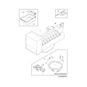 Frigidaire FGHG2366PF2A ice maker diagram