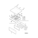 Kenmore 79094192311 top/drawer diagram