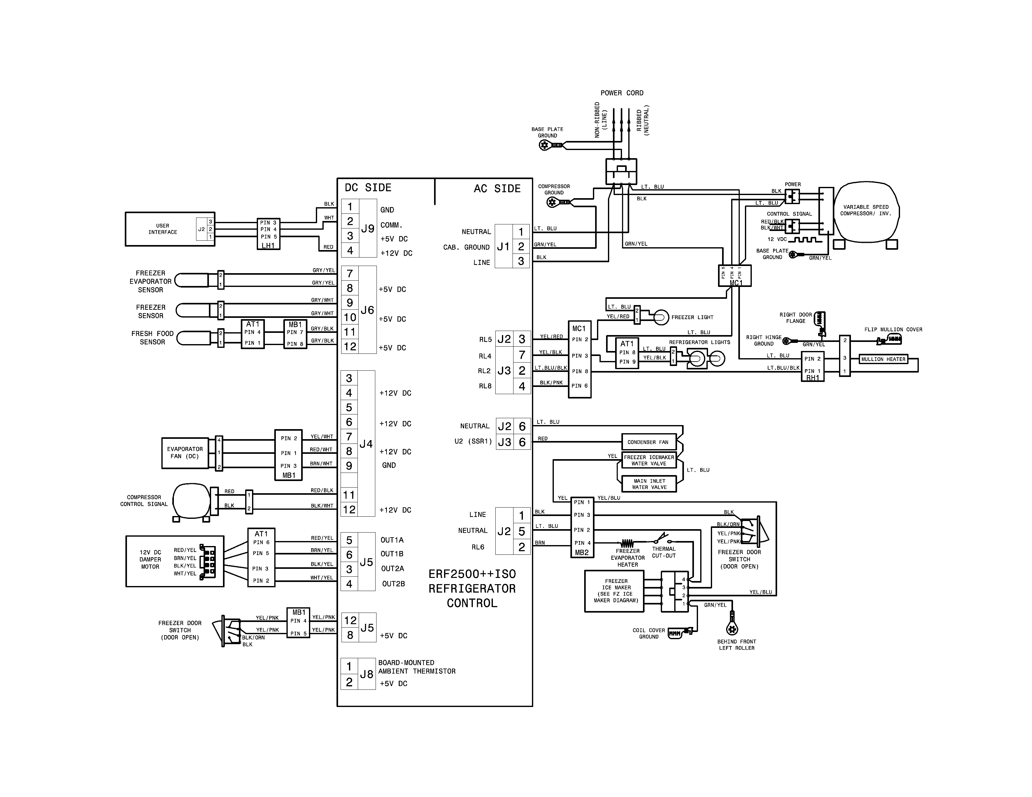 Frigidaire FFHN2740PP3A wiring diagram diagram