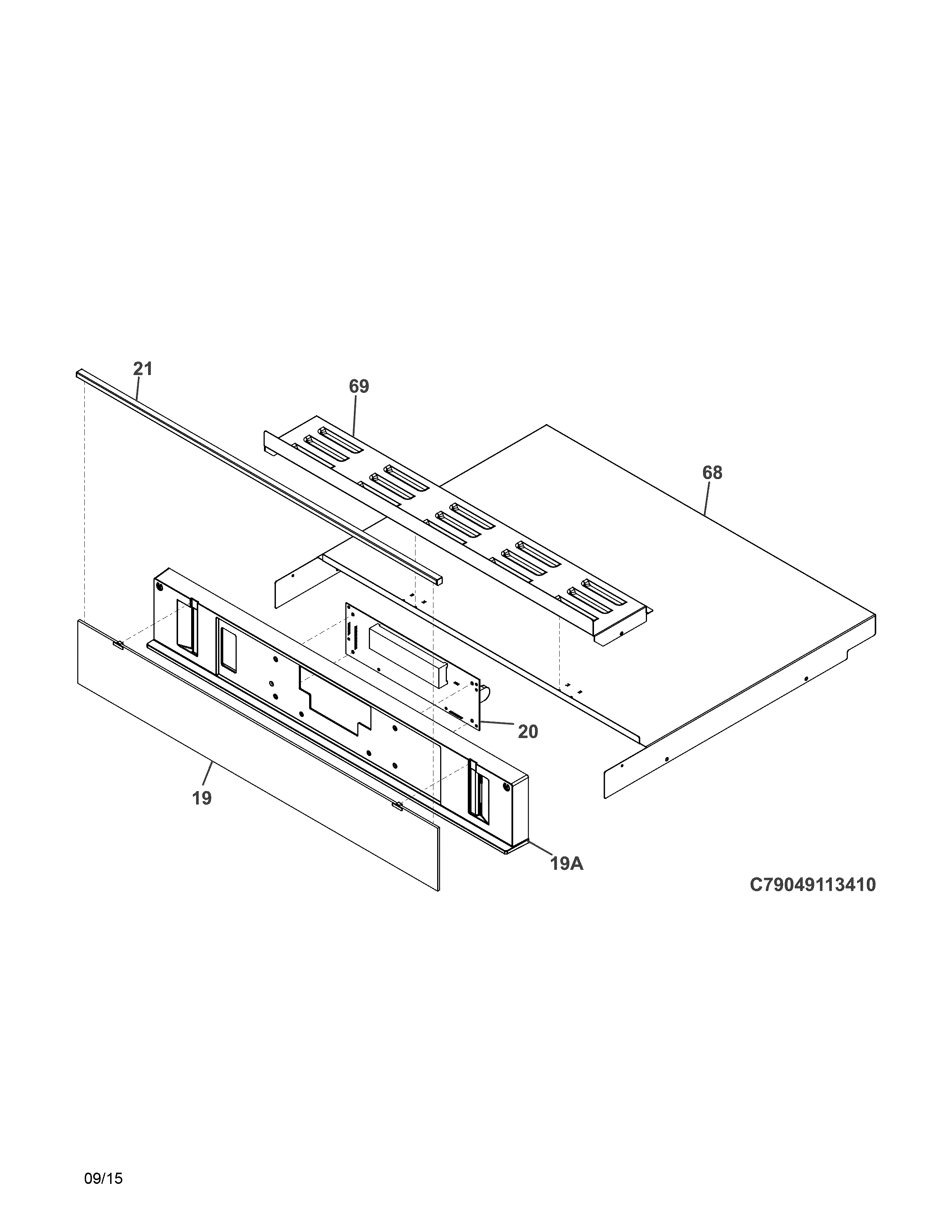 Kenmore Elite 79049113410 control diagram