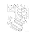 Frigidaire FPBG2277RF0 shelves diagram