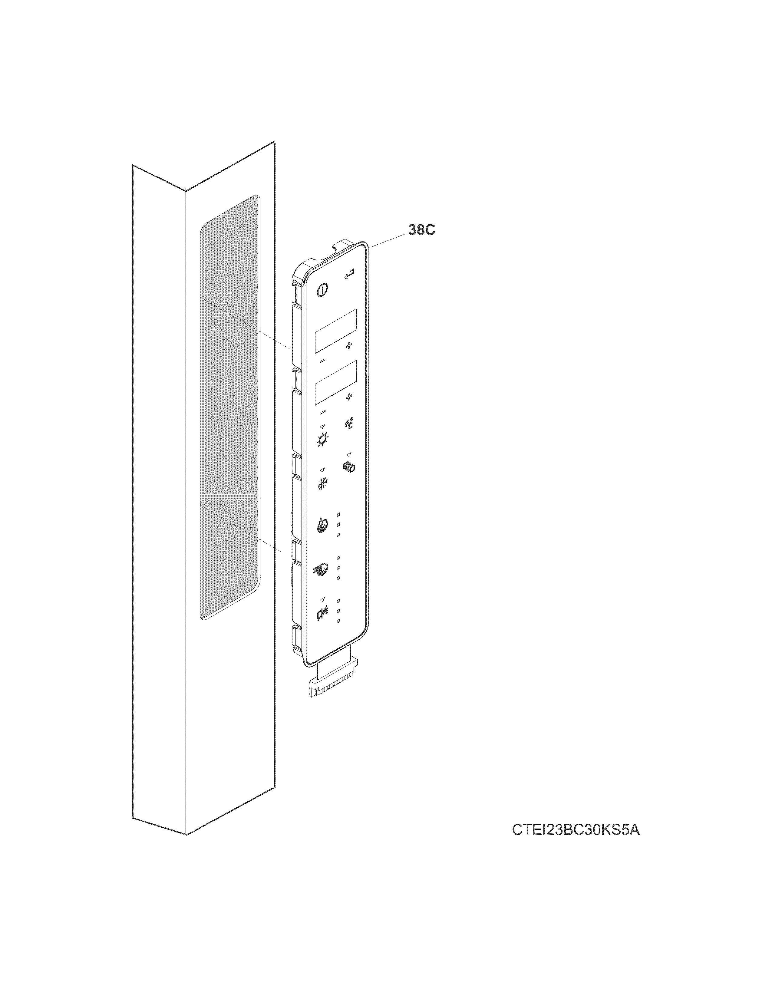 Electrolux EI23BC60KS7A controls diagram