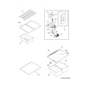 Frigidaire FFTR1831QE1 shelves diagram