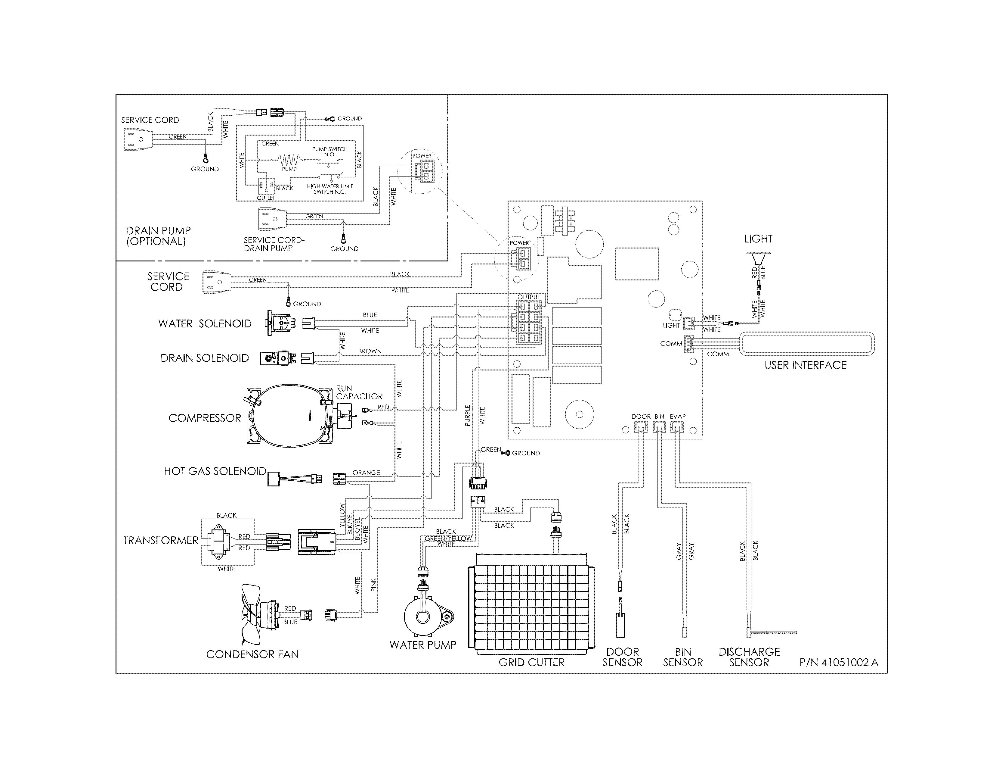 Electrolux UR15IM20RS0 wiring diagram diagram