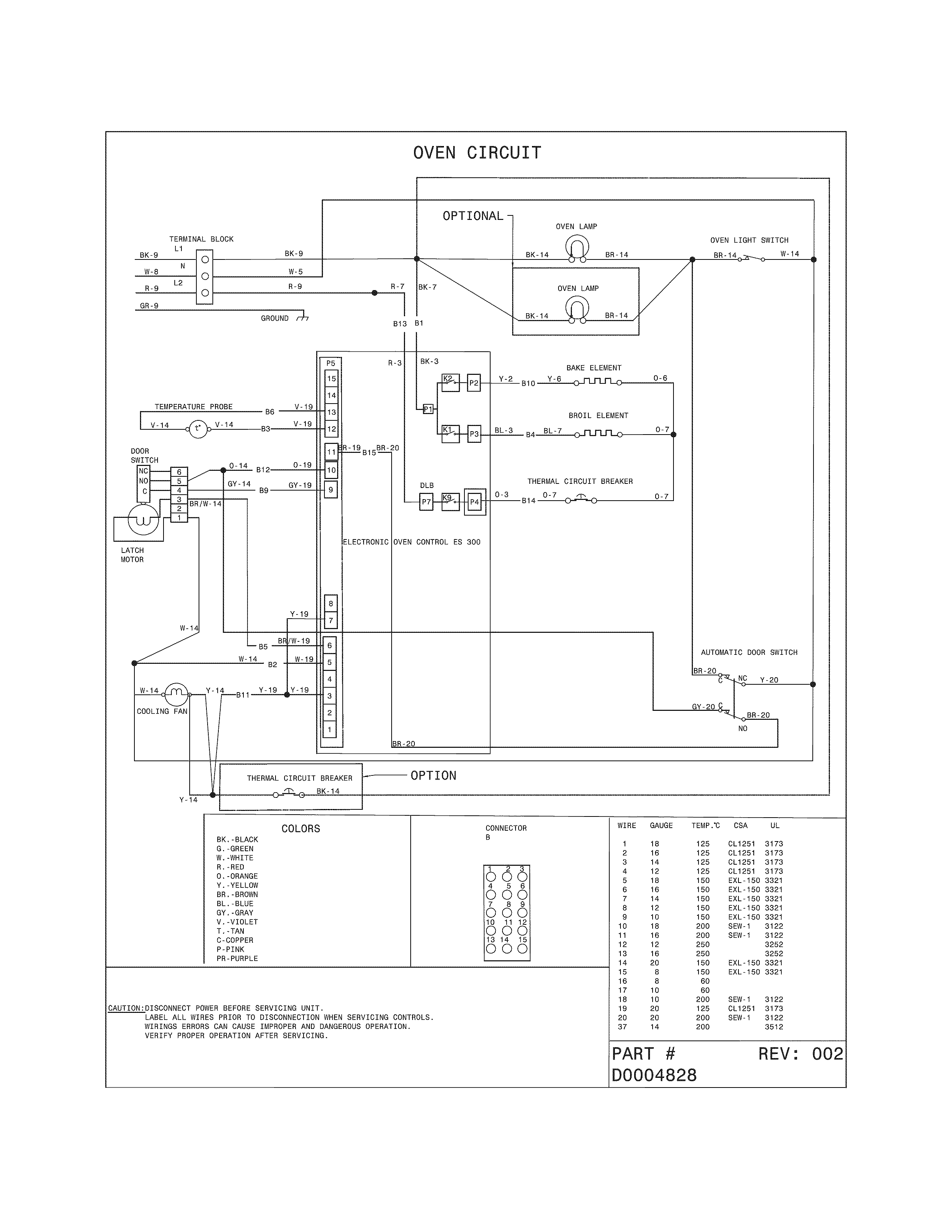 Frigidaire FFED3025PWE wiring diagram diagram