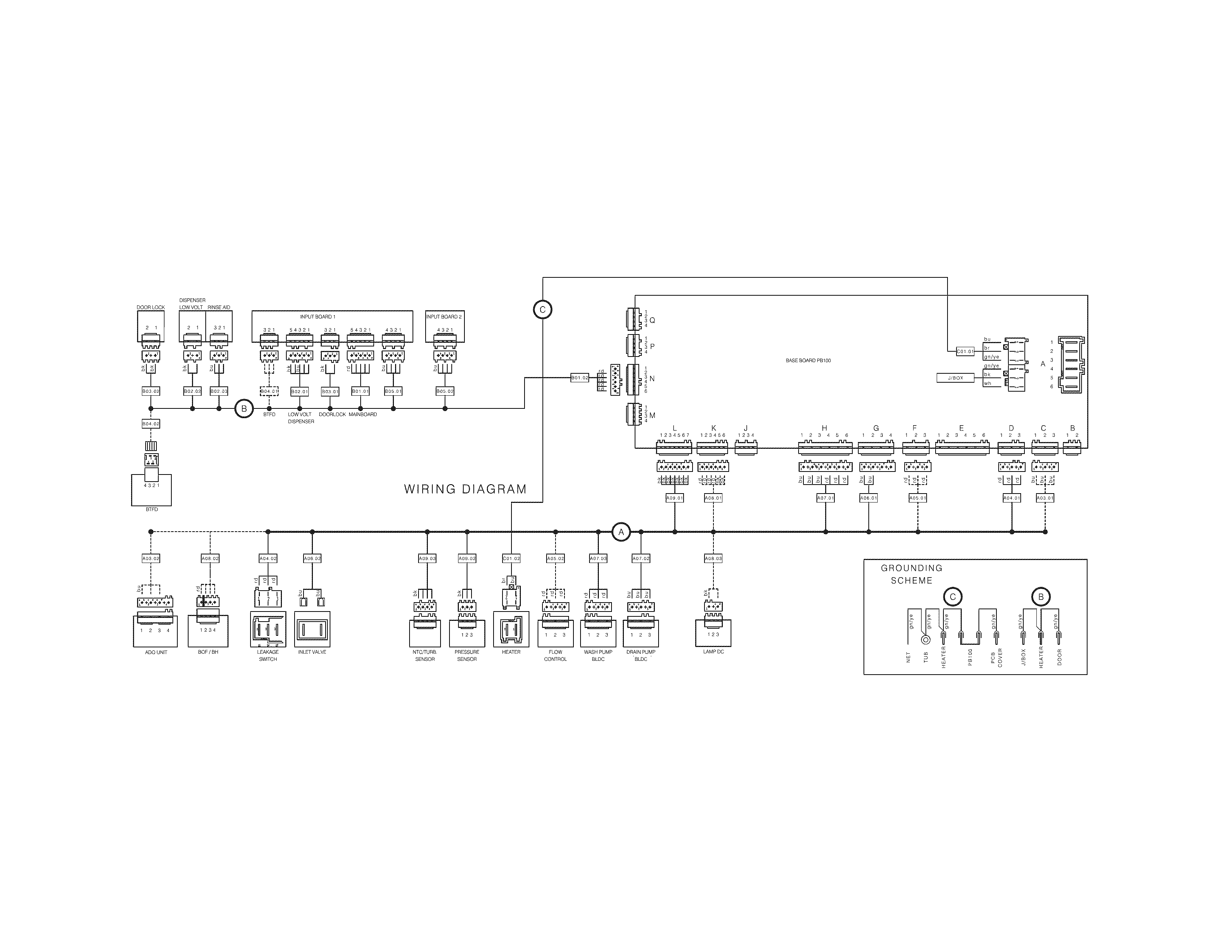Electrolux EW24ID80QS0A wiring diagram diagram