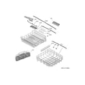 Frigidaire FGID2474QF0B racks diagram