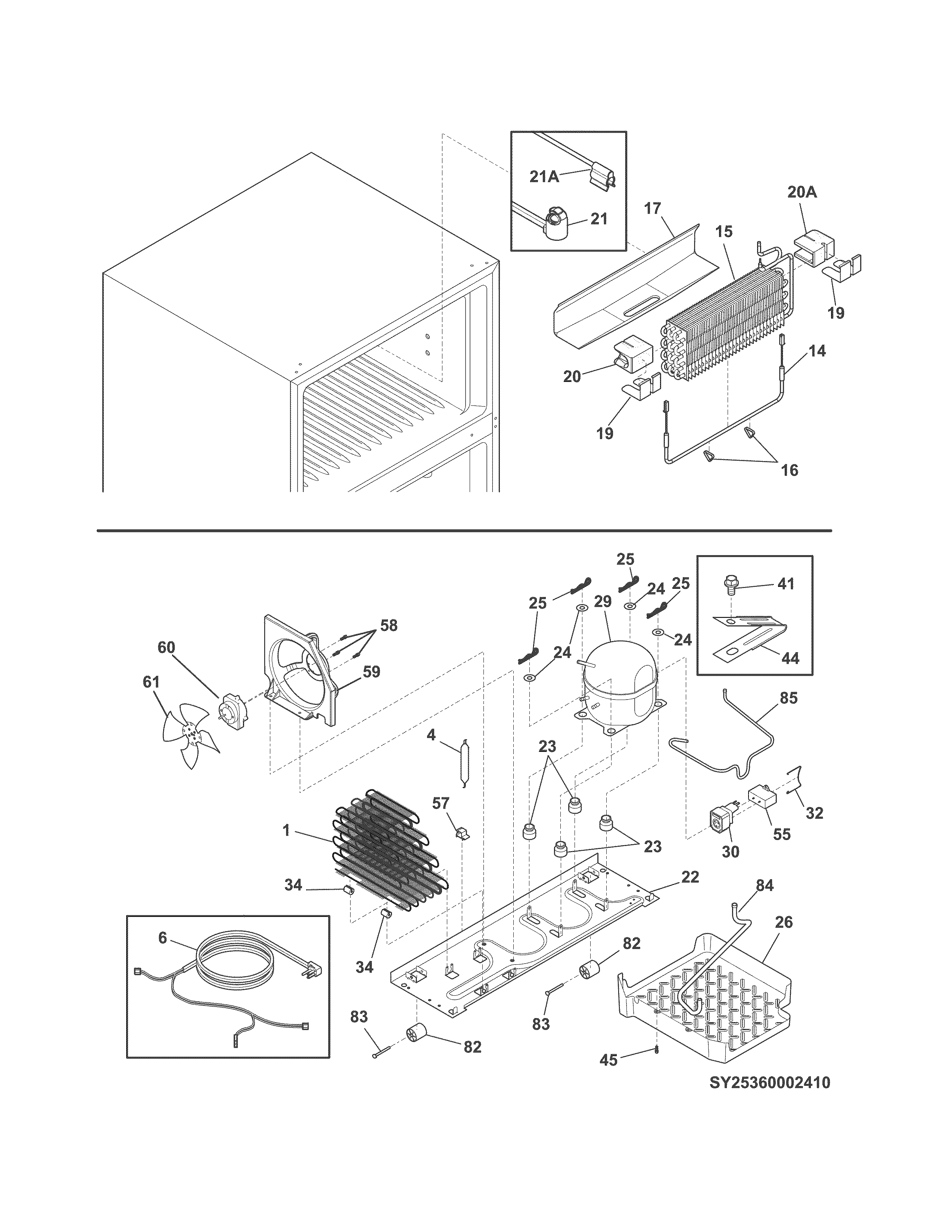 Crosley CRT151QW3 system diagram