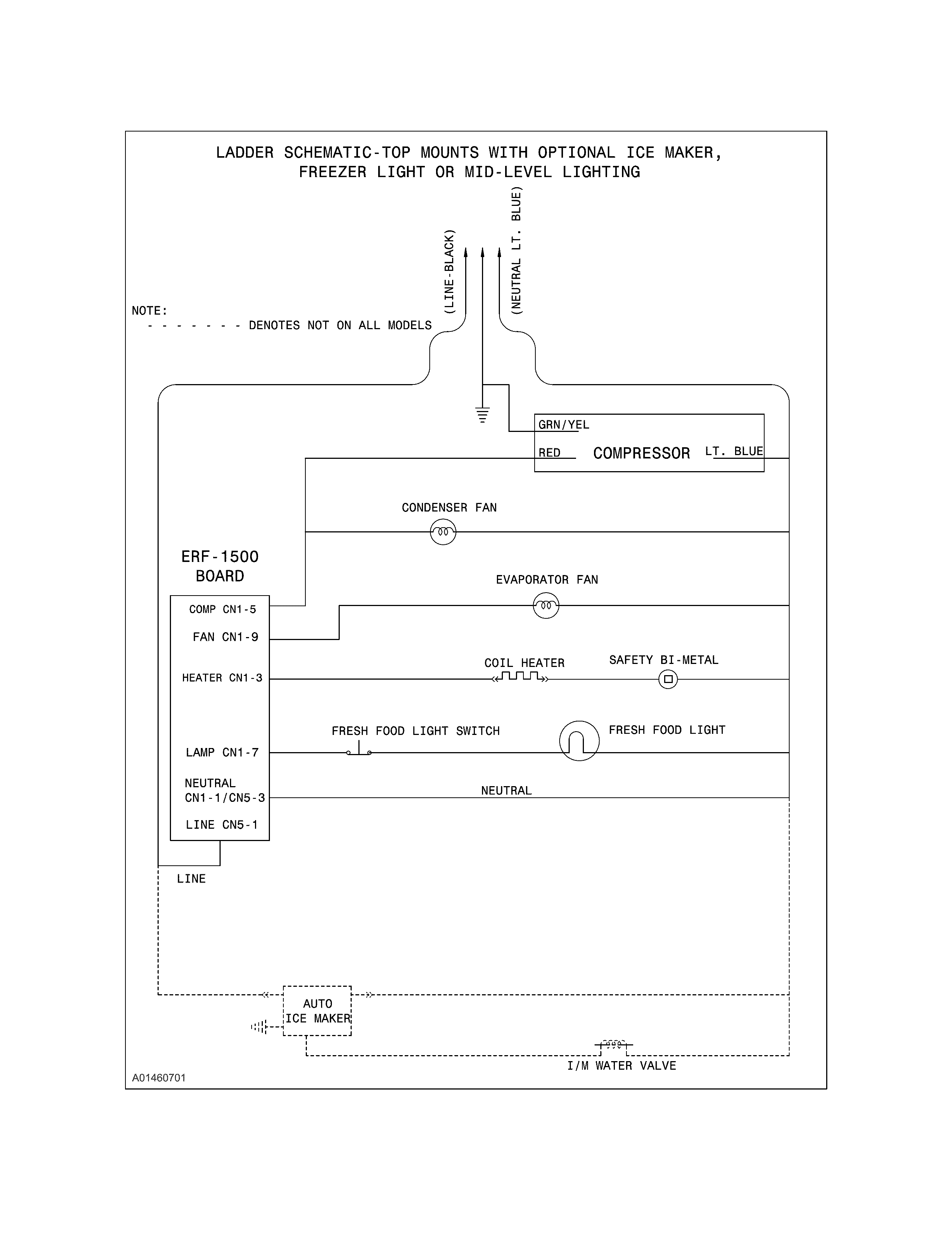 Crosley CRT151QW3 wiring schematic diagram