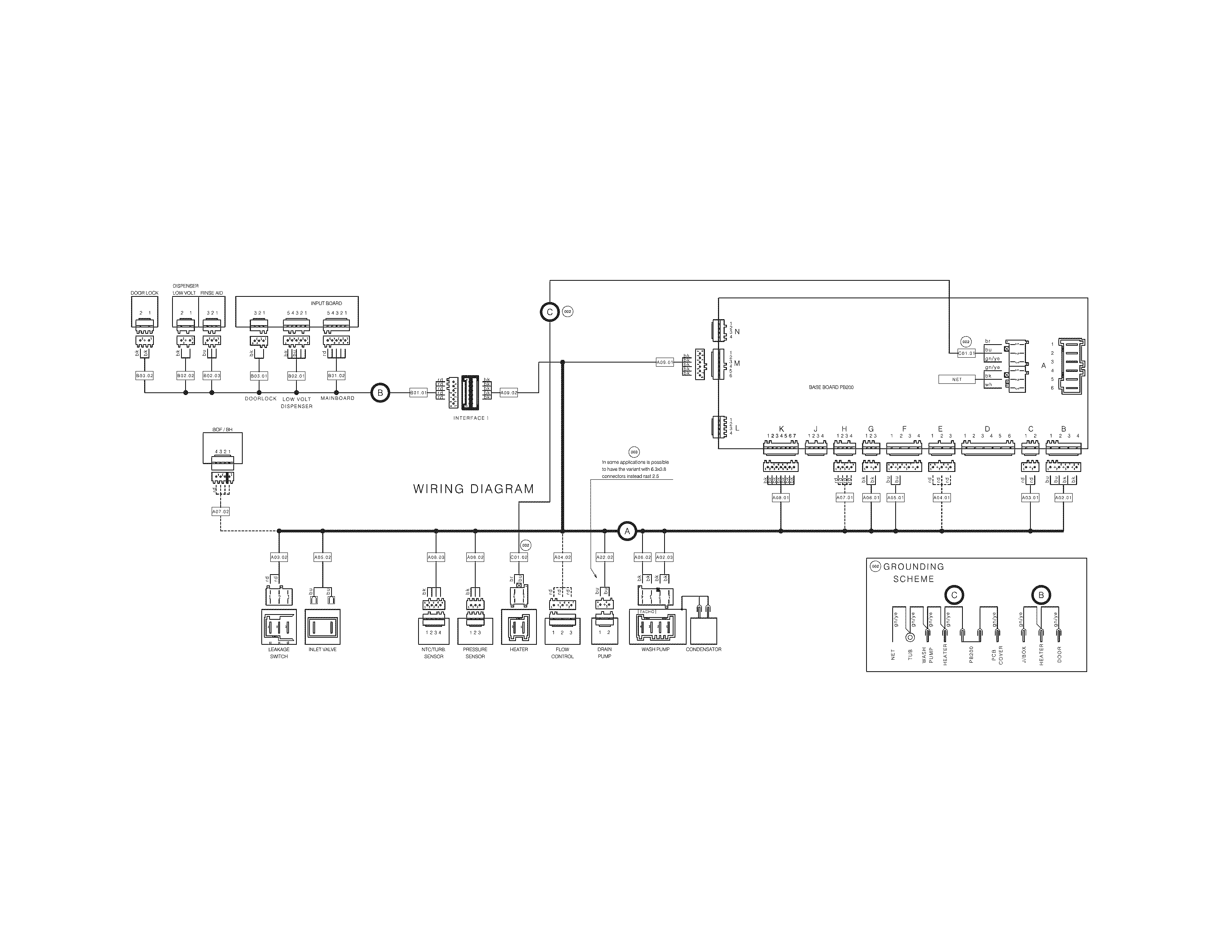 Frigidaire LGID2475QF4A wiring diagram diagram