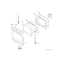 Frigidaire FFGF3011RSC door diagram