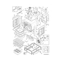 Frigidaire FGGS3065PWD body diagram