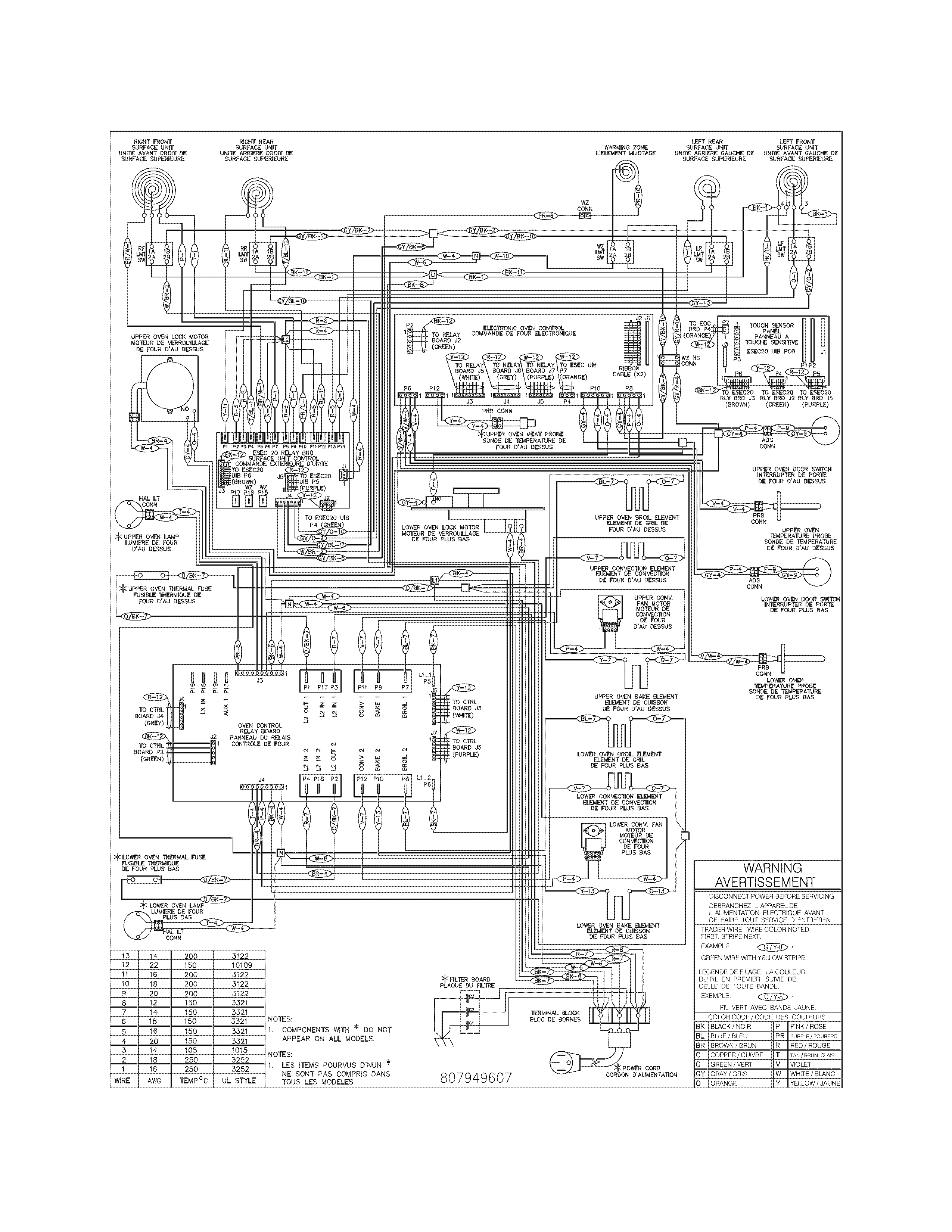 Kenmore Elite 79097713411 wiring diagram diagram