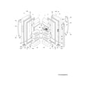 Frigidaire FGHN2866PP7A fresh food door diagram