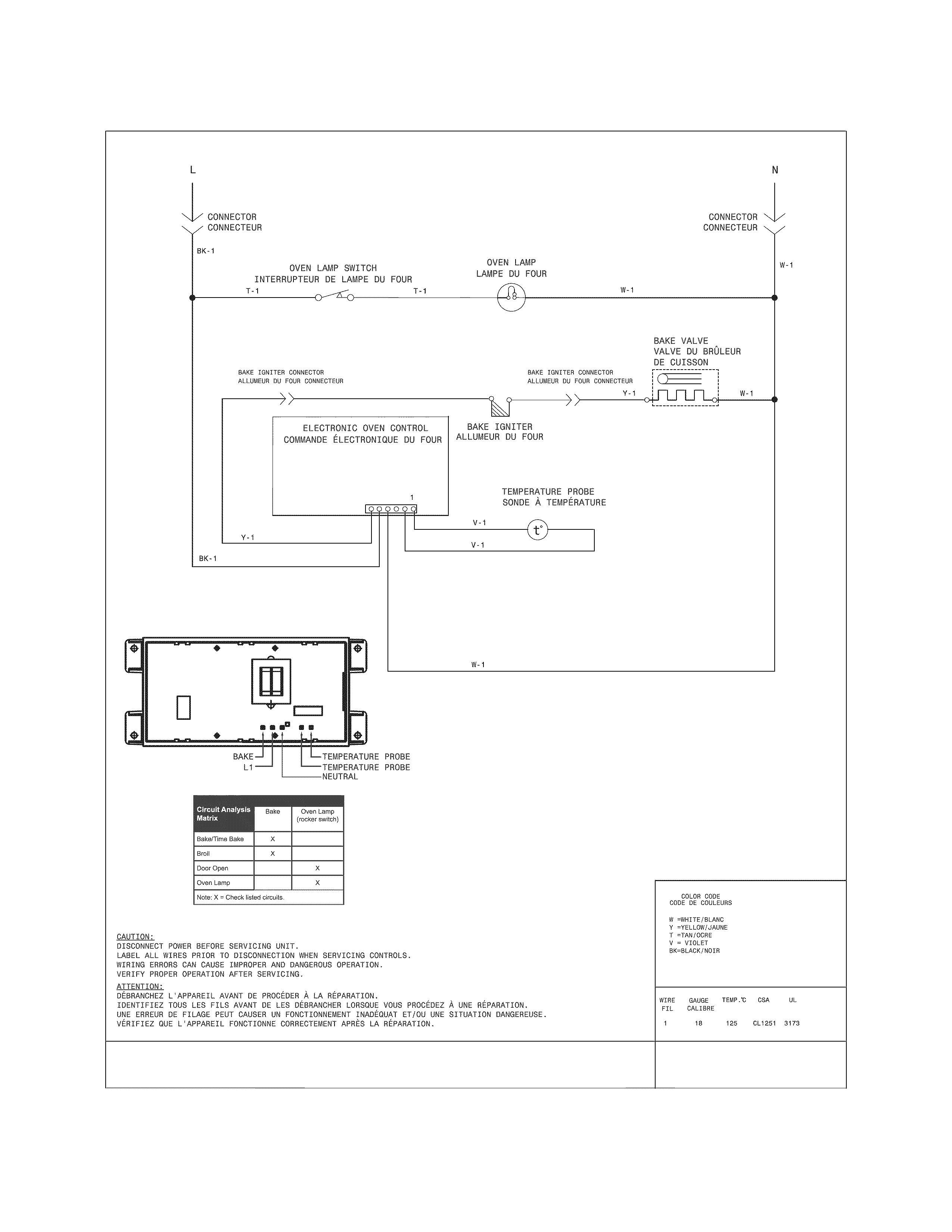Frigidaire FFGW2415QBA wiring diagram diagram