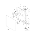 Frigidaire FGBD2445NB9B door diagram