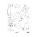 Frigidaire CFEF3012PBC body diagram