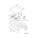Frigidaire FFEF3043LSN top/drawer diagram