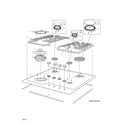 Electrolux EI24GC15KS cook top diagram