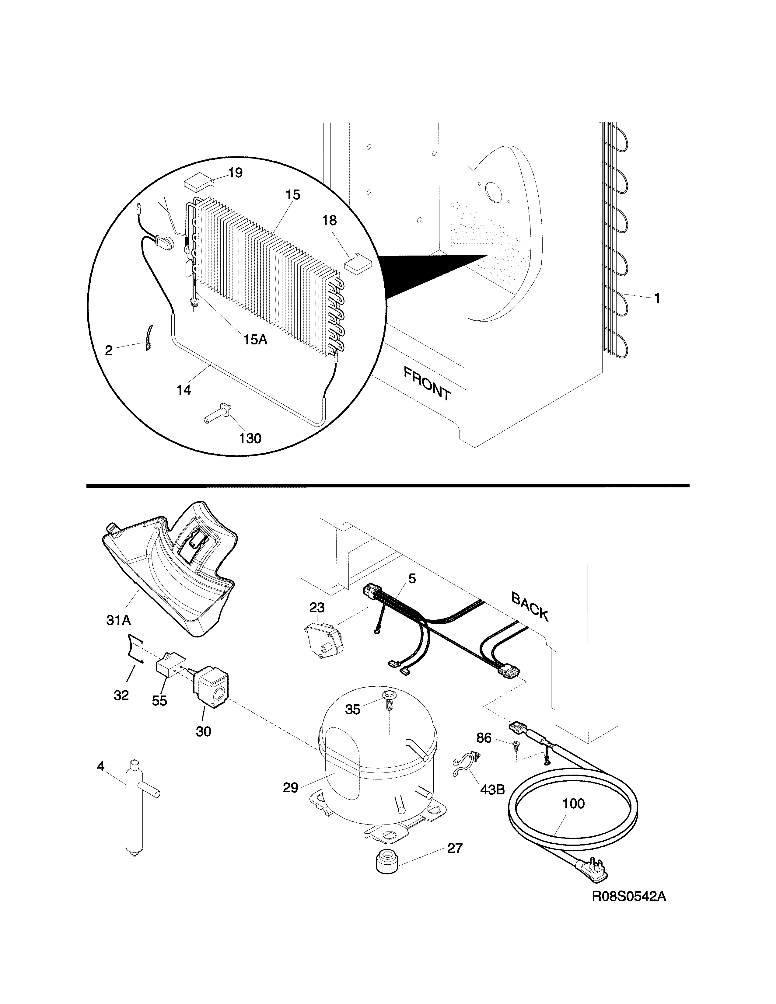 Kenmore 25322052610 system diagram