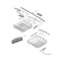 Frigidaire FPID2497RF5A racks diagram