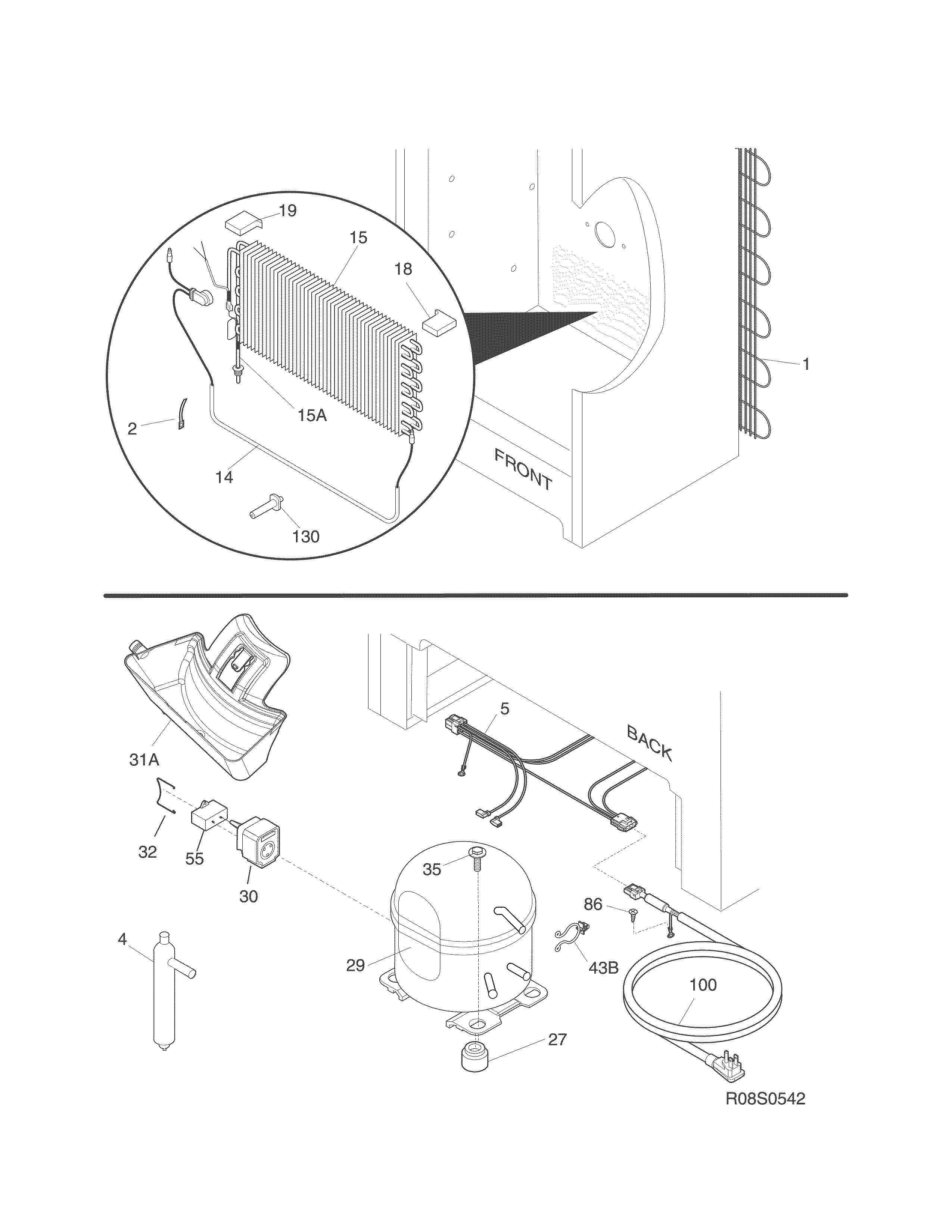 Kenmore Elite 25327702410 system diagram
