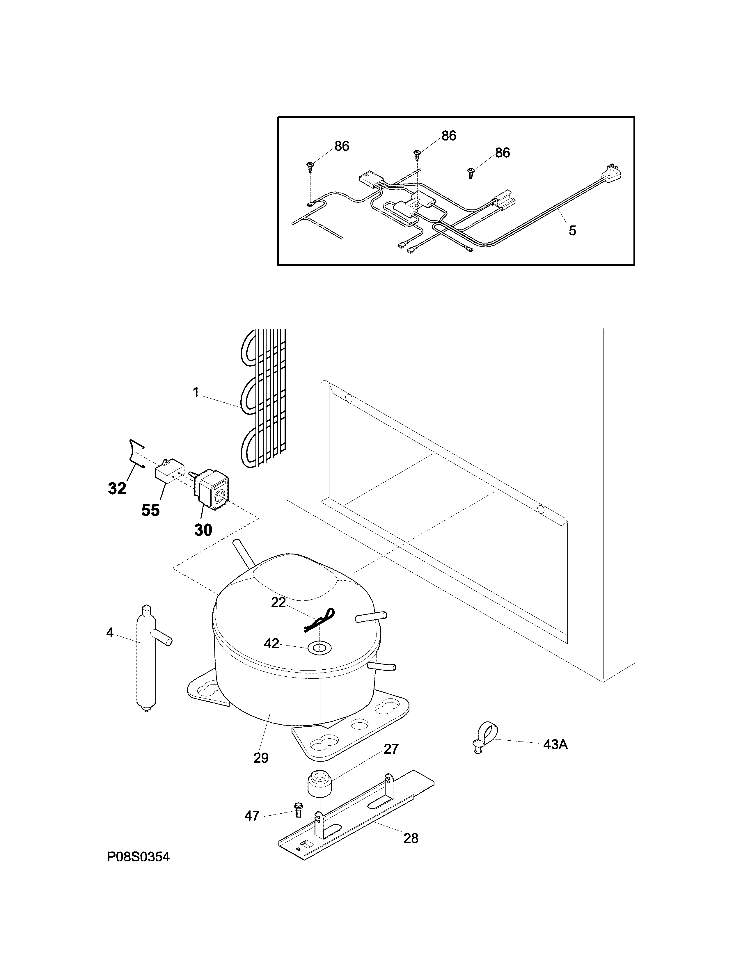 Kenmore Elite 25317202411 system diagram