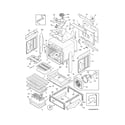Frigidaire CGIS3065PFE body diagram