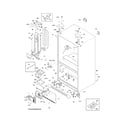 Frigidaire FGUN2642LP6 cabinet diagram