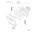 White-Westinghouse WWGF3008TWA door diagram