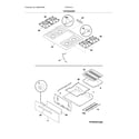 Frigidaire FFGF3011LWG top/drawer diagram
