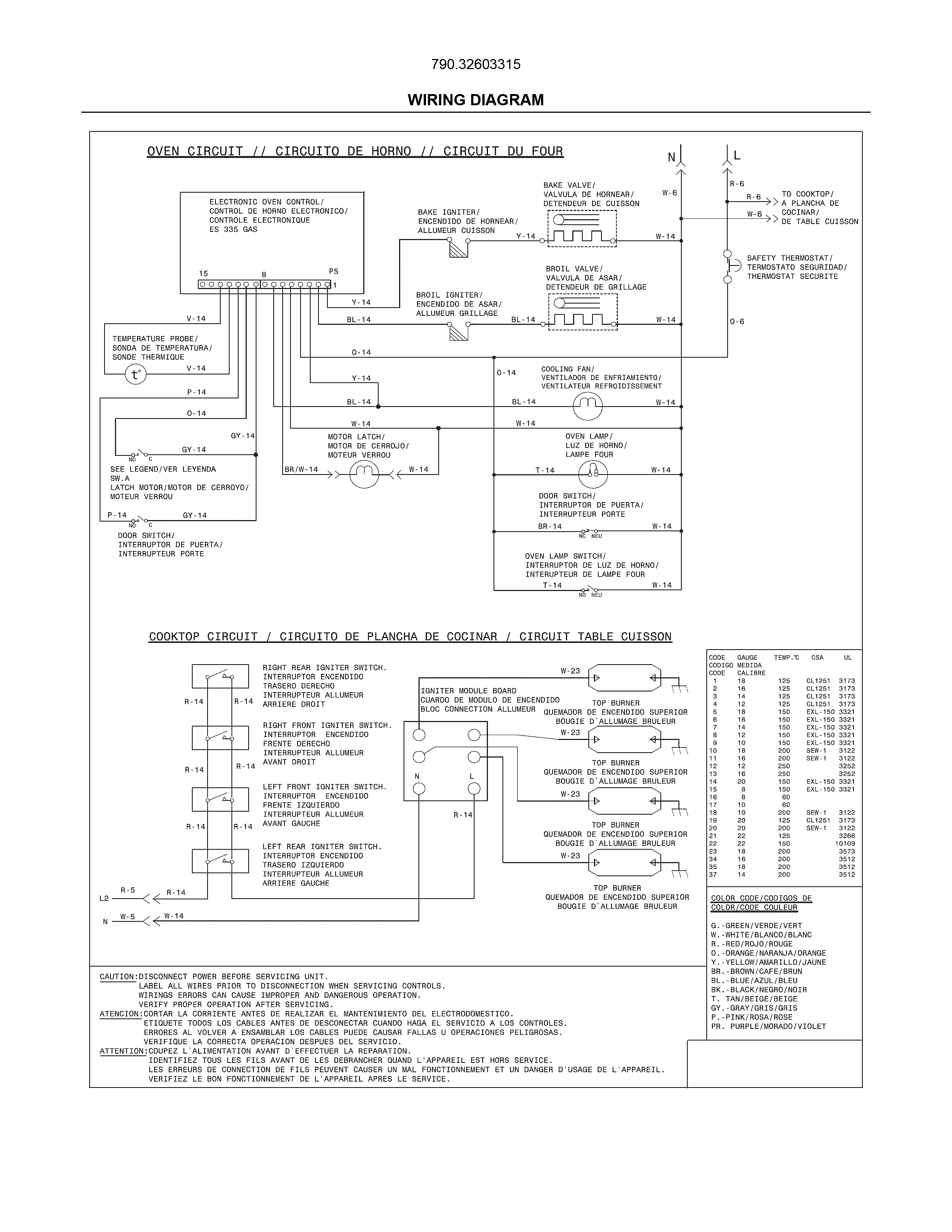 Kenmore 79032603315 wiring diagram diagram