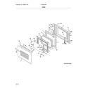 Frigidaire CFES3025PBG door diagram