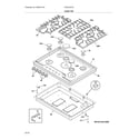 Frigidaire FGGC3047QSB maintop diagram